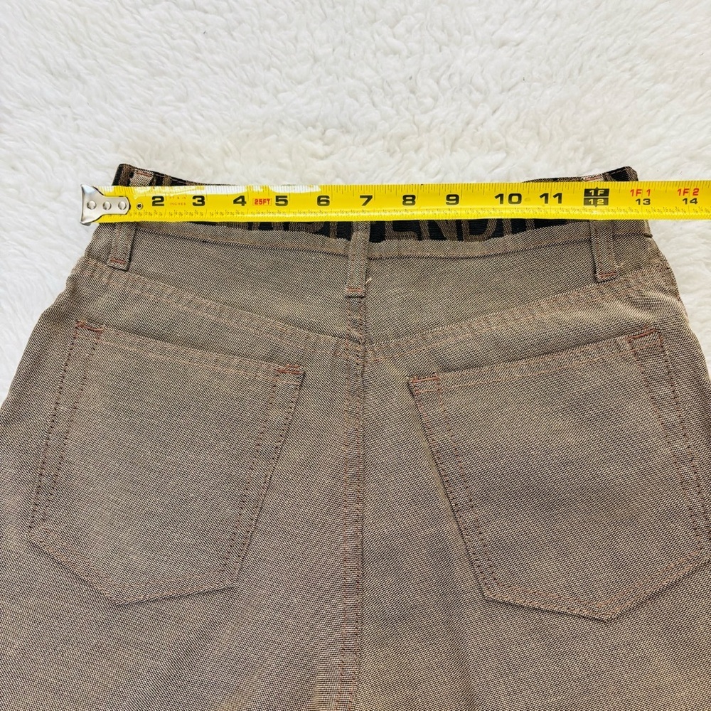 Fendi High Waist Women’s Tan Pants size EU 43 US 29 - Picture 10 of 16